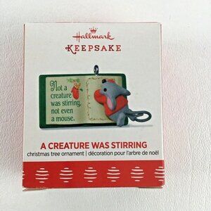 Hallmark Keepsake Christmas Ornament Miniature A Creature Was Stirring #1 2017